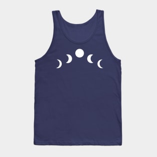 Full Moon Minimalist Design Tank Top